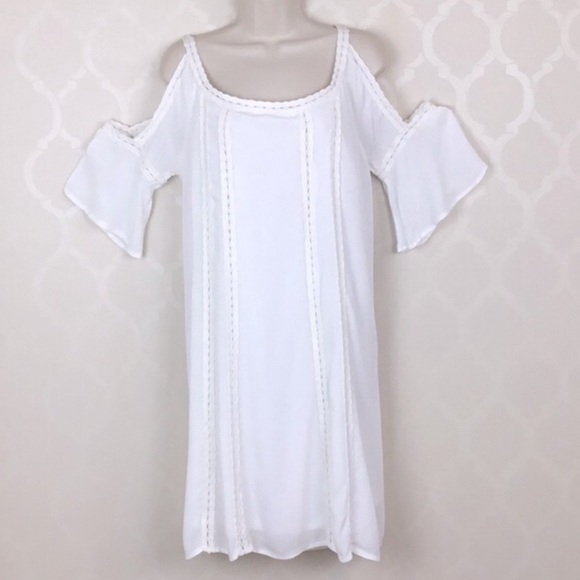 New York & Company Dresses & Skirts - NY&CO COLD SHOULDER BOHO DRESS